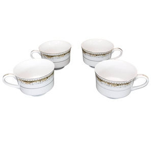 Signature Collection Japan Queen Anne Tea Cups Set of 4